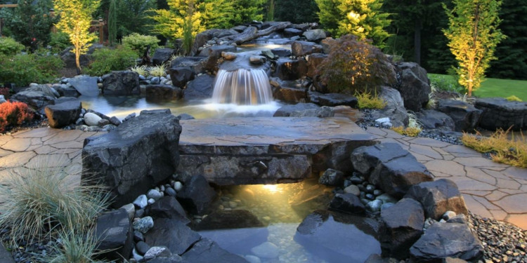 Bachlauf Garten
 Bachlauf im Garten Teich mit Bachlaufanlage bauen