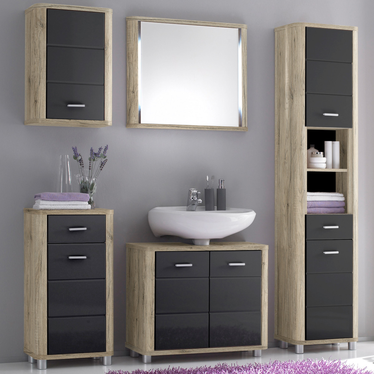 Bad Kommode
 Badezimmer Vital Bad Kommode Hochschrank Unterschrank