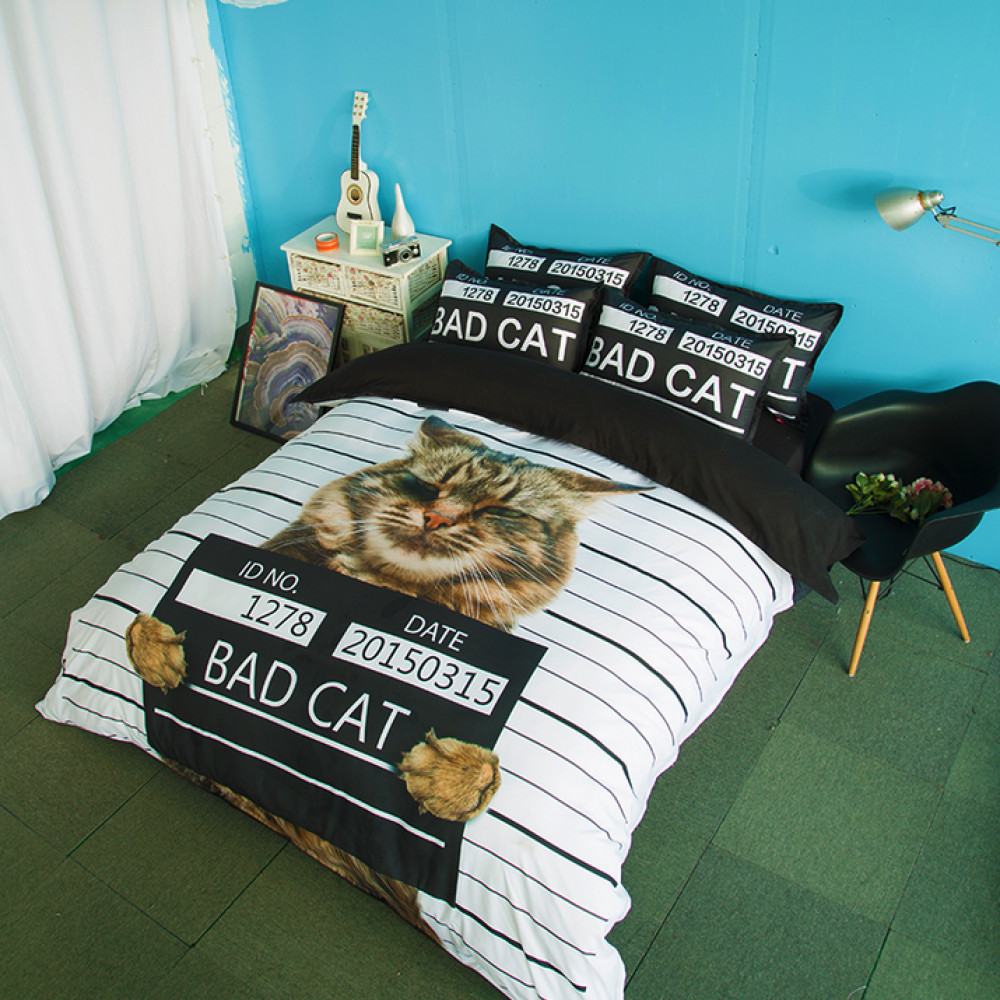 Bad Set
 Bad Cat 3D Bedding Set