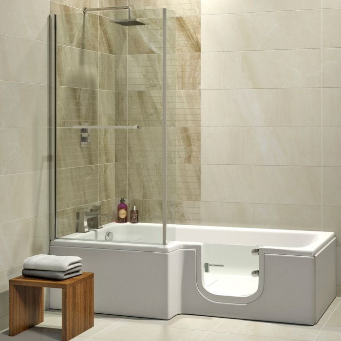 Badewanne Mit Einstieg
 SENIOREN BADEWANNE 170x85 Badewanne mit Einstieg