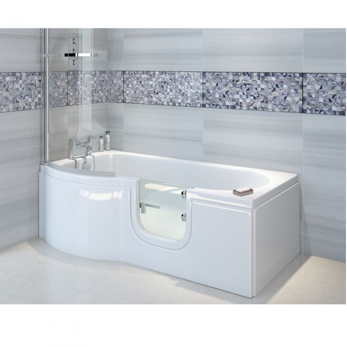 Badewanne Mit Tür
 SENIOREN BADEWANNE 170x85 Badewanne mit Einstieg