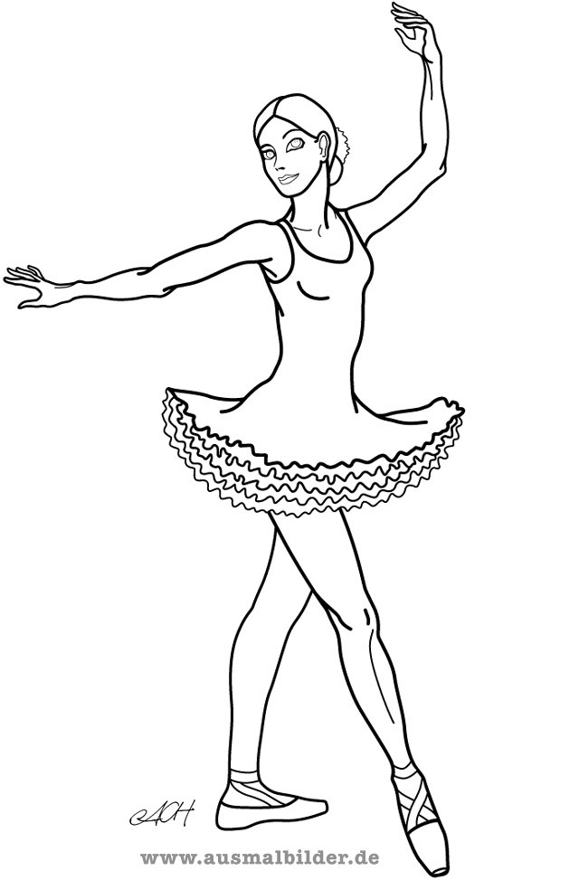 Ballerina Ausmalbilder
 Free Ballerina Zeichnung Download Free Clip Art Free