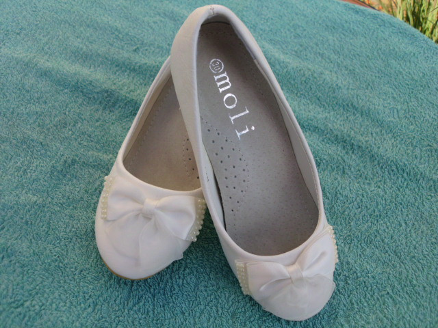 Ballerinas Weiß Hochzeit
 Ballerina Ballerinas Schuhe m Absatz weiß Hochzeit Gr 31