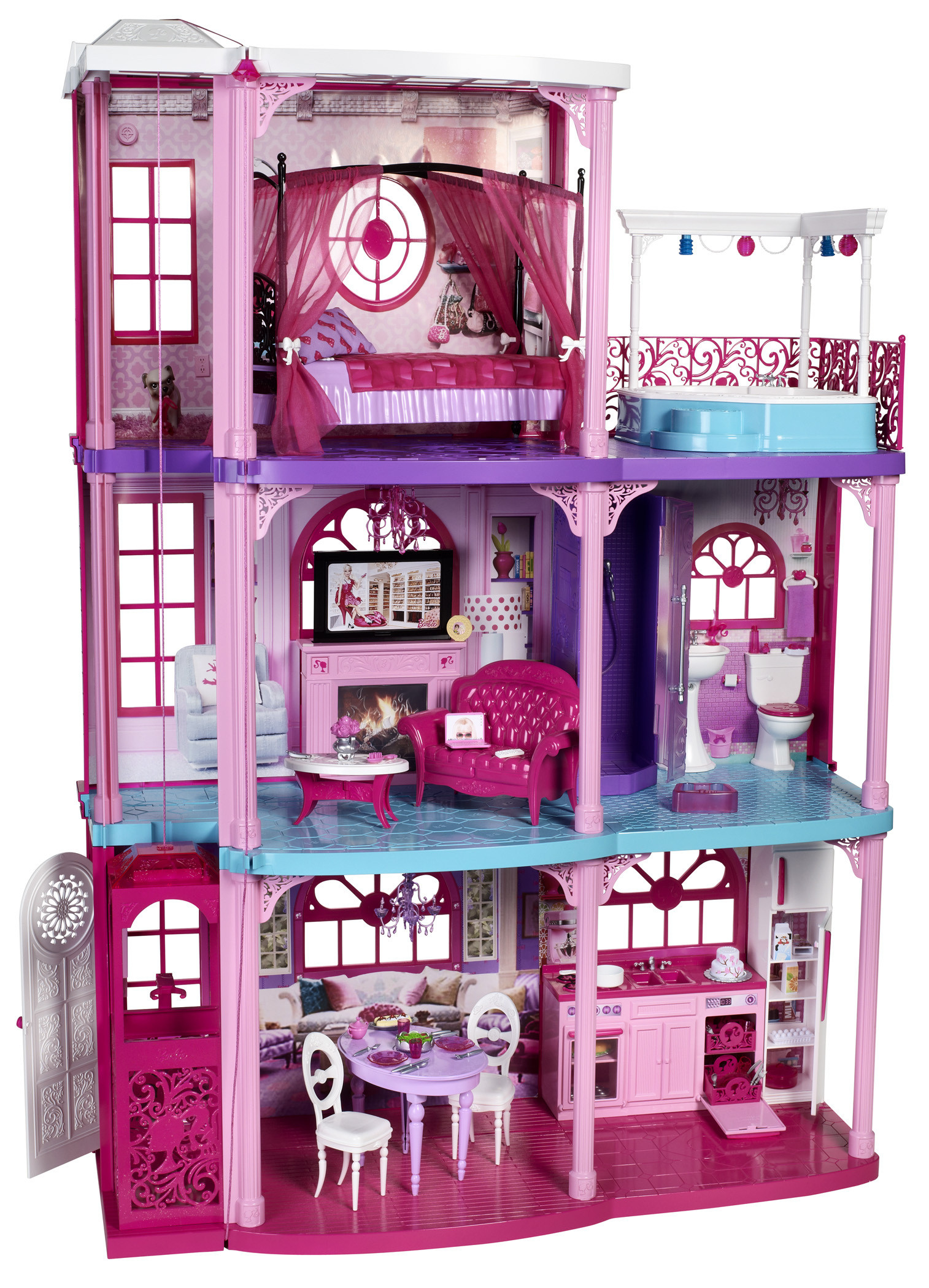 Barbie Haus
 New playline updates Dreamhouse Play Park Barbie the