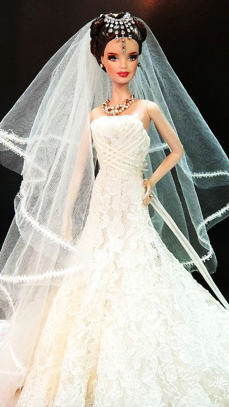Barbie Hochzeitskleid
 120 best images about ♦Porcelain Bride Dolls♦ on Pinterest