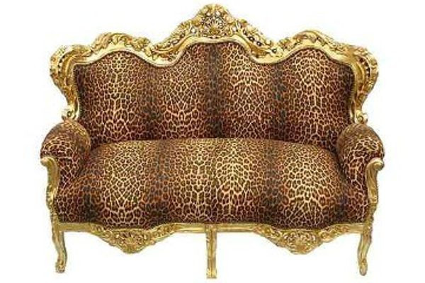 Barock Sofa
 Barock Sofa Garnitur "Master" Leopard Gold Sofas Barock Sofas