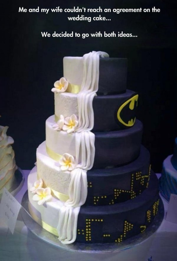 Batman Hochzeitstorte
 Coole Hochzeitstorte