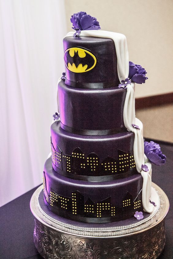 Batman Hochzeitstorte
 Bolo do Batman 50 Ideias Fotos e Passo a Passo