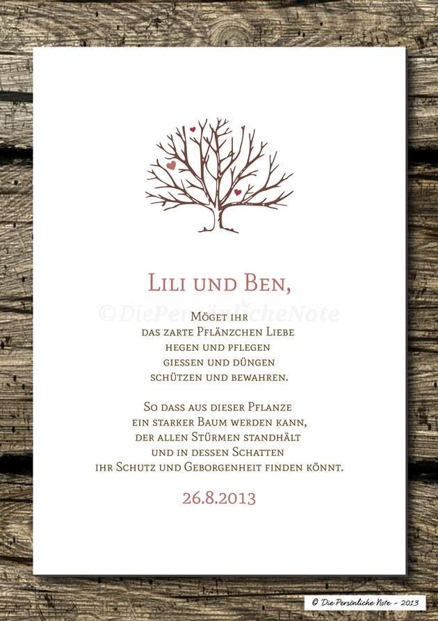 Baum Pflanzen Hochzeit
 Versefinder Glückwünsche zur Hochzeit und Verlobung