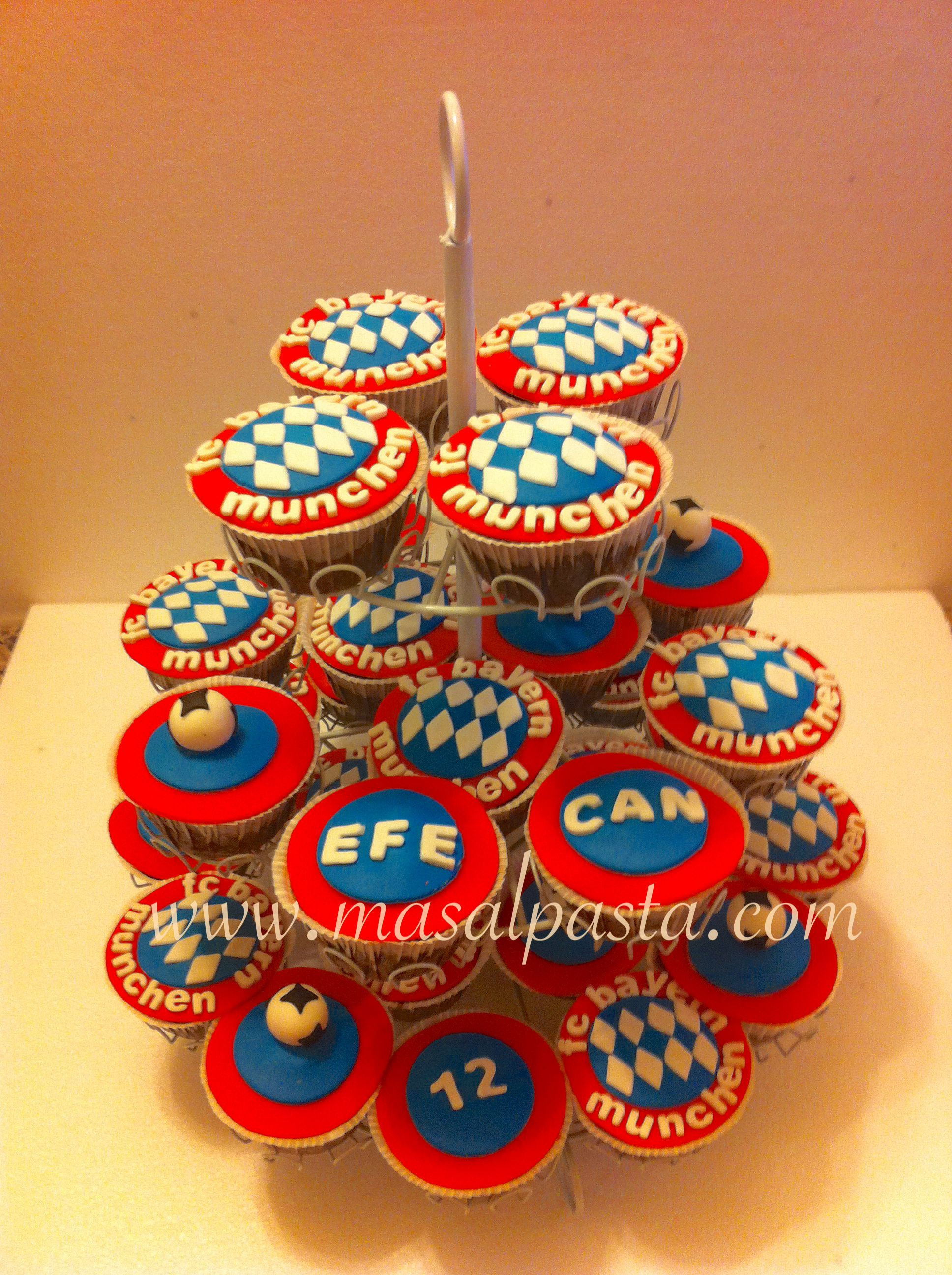 Bayern Geschenke
 Football cupcakes FC BAYERN MUNCHEN cupcakes