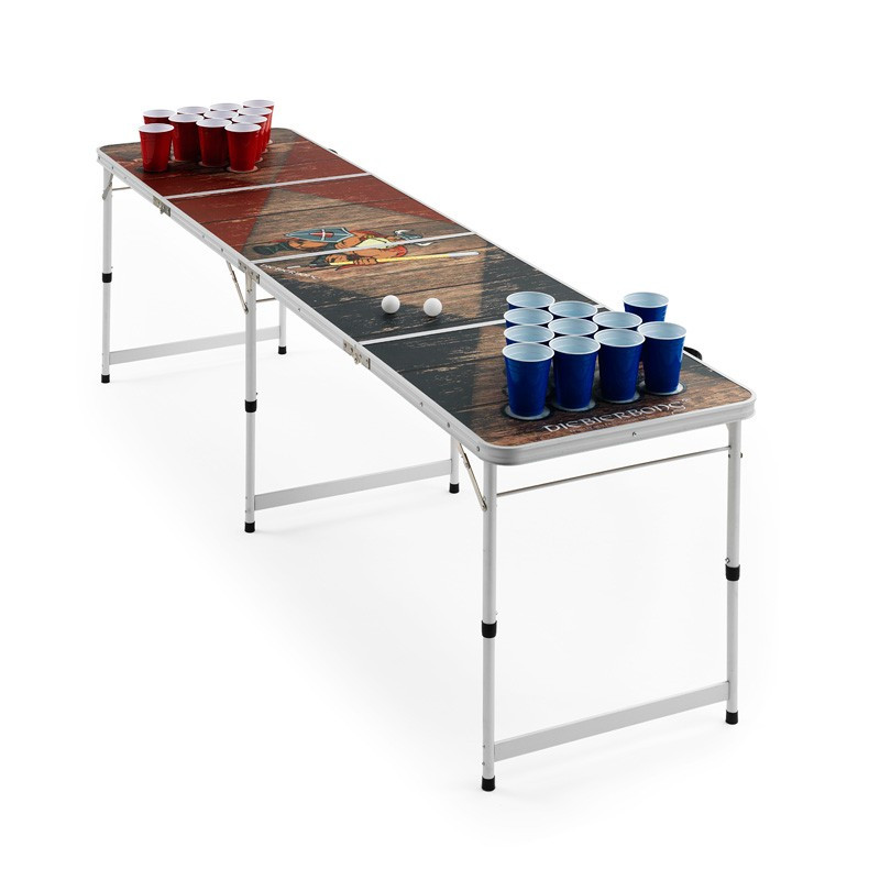 Beer Pong Tisch
 Professioneller Bier Pong Tisch mit Apres Ski Motiv