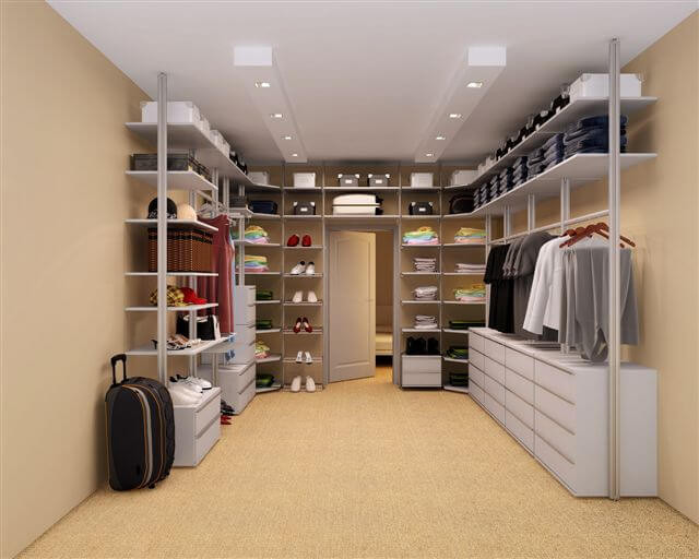 Begehbarer Kleiderschrank System
 Begehbarer Kleiderschrank Ankleide mit WOW Effect