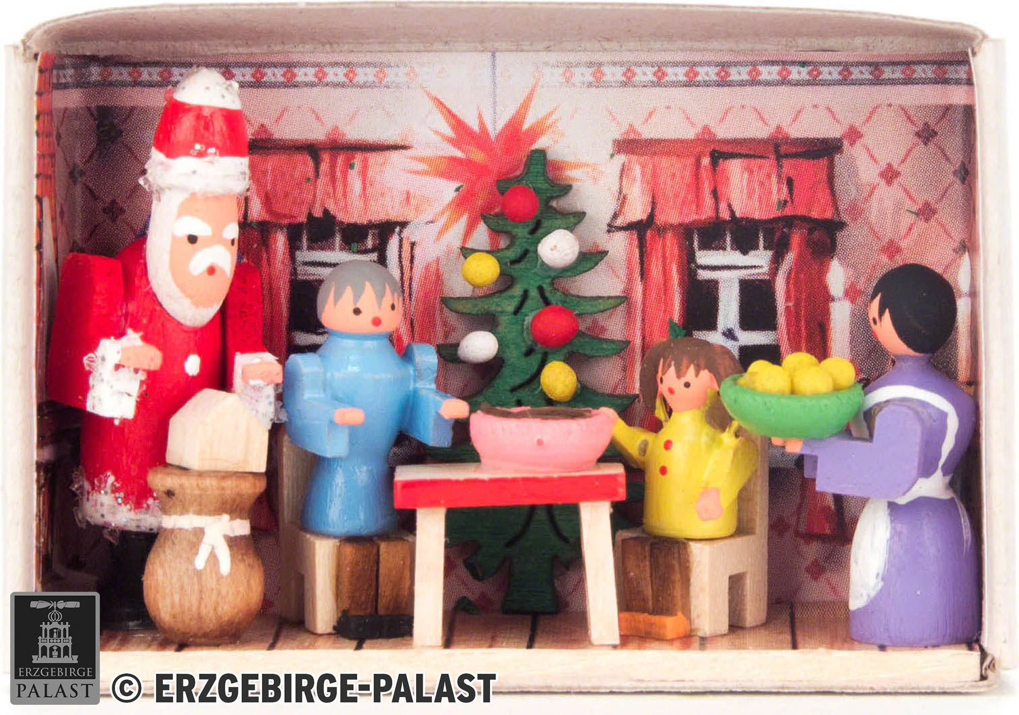 Bei Uns Zu Hause
 Zündholzschachtel Weihnachten bei uns zu Hause 4 cm von