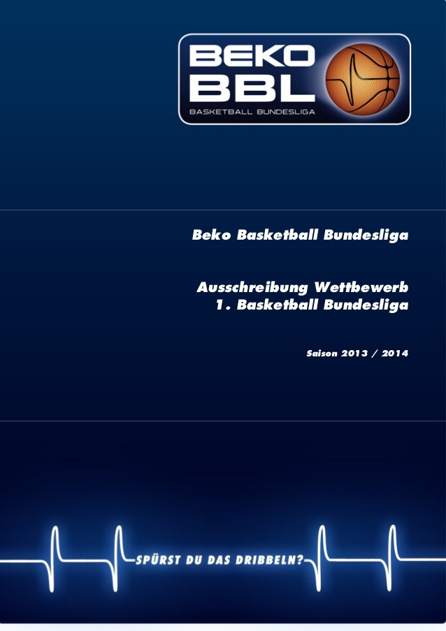 Beko Bbl Tabelle
 Beko BBL Ausschreibung Wettbewerb 1 Basketball Bundesliga