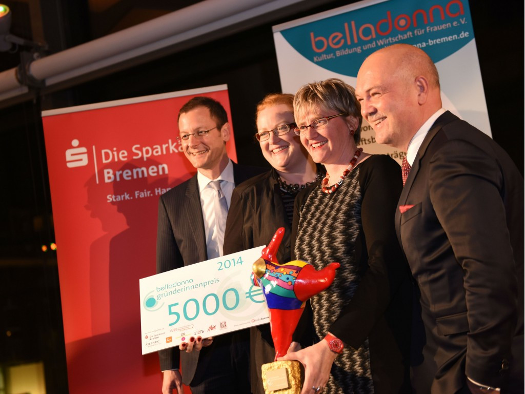 Bel Etage Bremen
 Belladonna Gründerinnenpreis verliehen frauenseitenemen