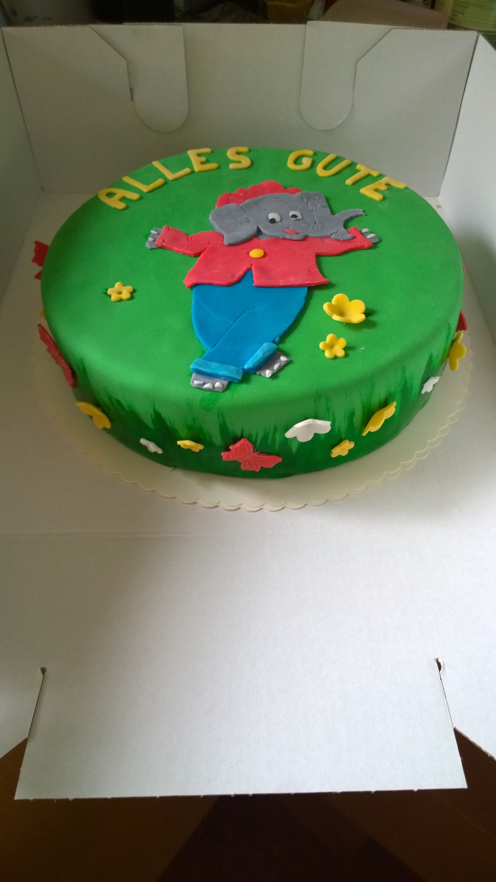 Benjamin Blümchen Kuchen
 Benjamin Blümchen Torte Geburtstagstorte birthday cake