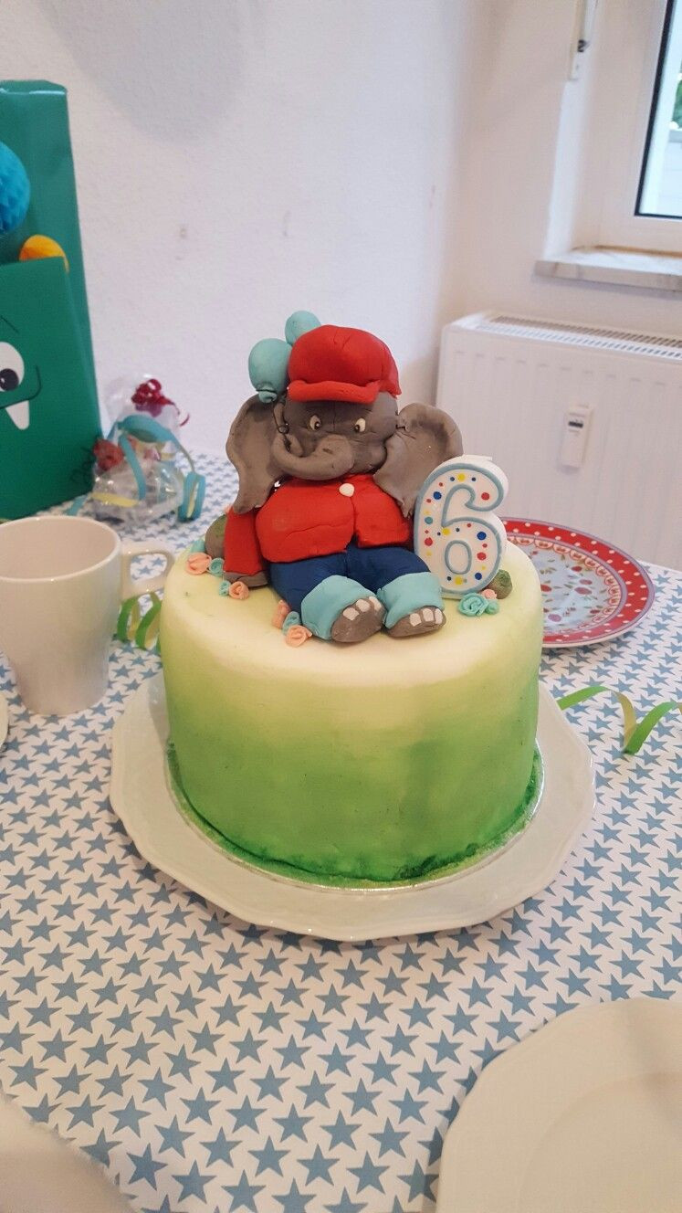 Benjamin Blümchen Kuchen
 Eine Benjamin Blümchen Torte für meinen Neffen