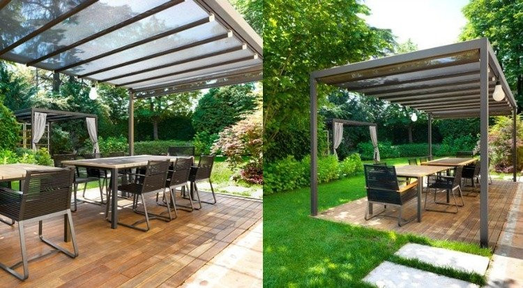 Beschattung Für Terrassenüberdachung
 Beschattung für Terrasse und Garten Designs