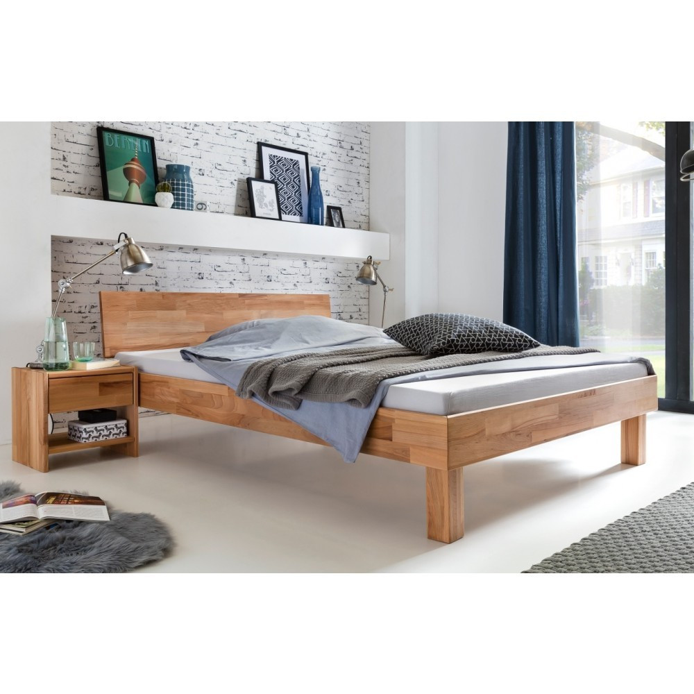 Bett 140x220
 CELINE Bett 140x220 Kernbuche massiv ÜBERLÄNGE kaufen