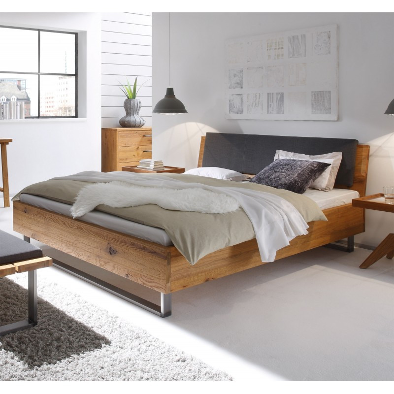 Bett 200x220
 Hasena Oak Wild Wildeiche Bett Füße Indus Kopfteil Sion