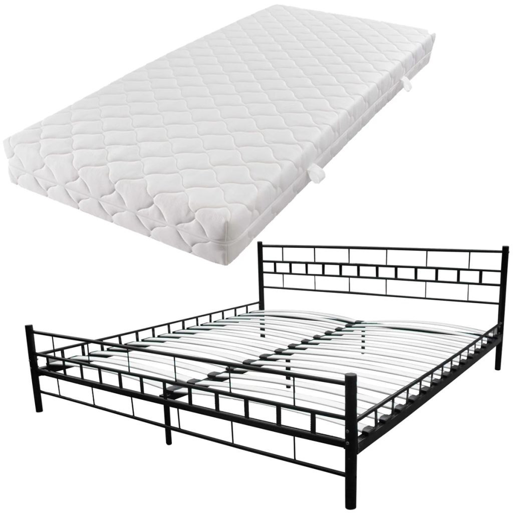 Bett Mit Lattenrost
 Der Bett Doppelbett mit Lattenrost 140x200 cm schwarz