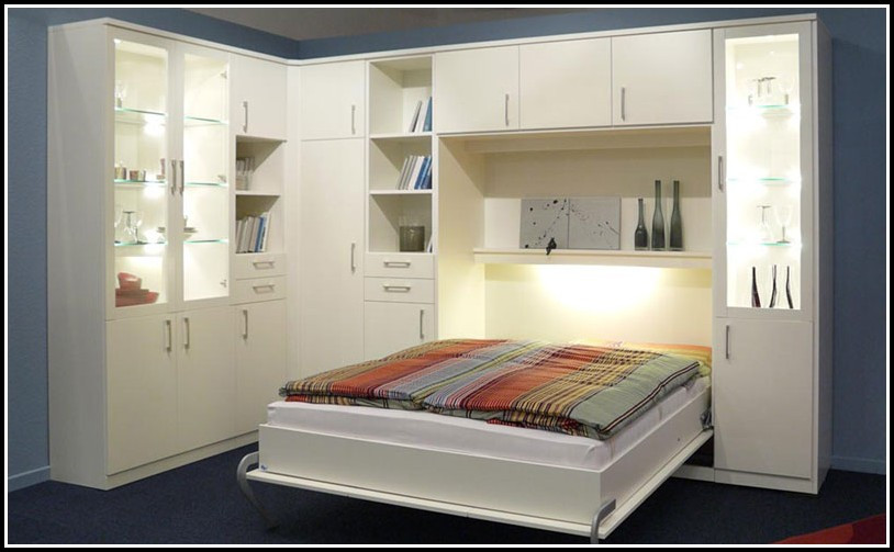 Bett Mit Schrank
 Bett Im Schrank Selber Bauen Betten Hause Dekoration