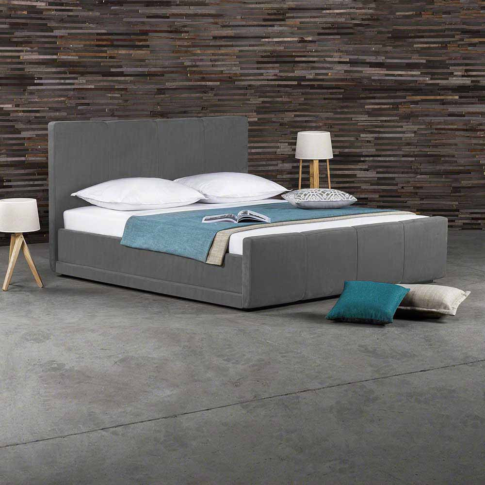 Bett Überlänge
 Bett Tapas in Grau Kunstleder in Überlänge