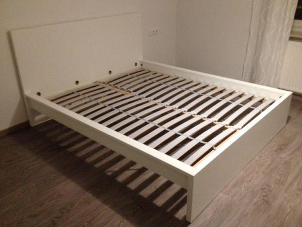Betten Ikea 160x200
 IKEA Malm Bett weiß 160x200 inkl Lattenrost neuwertig