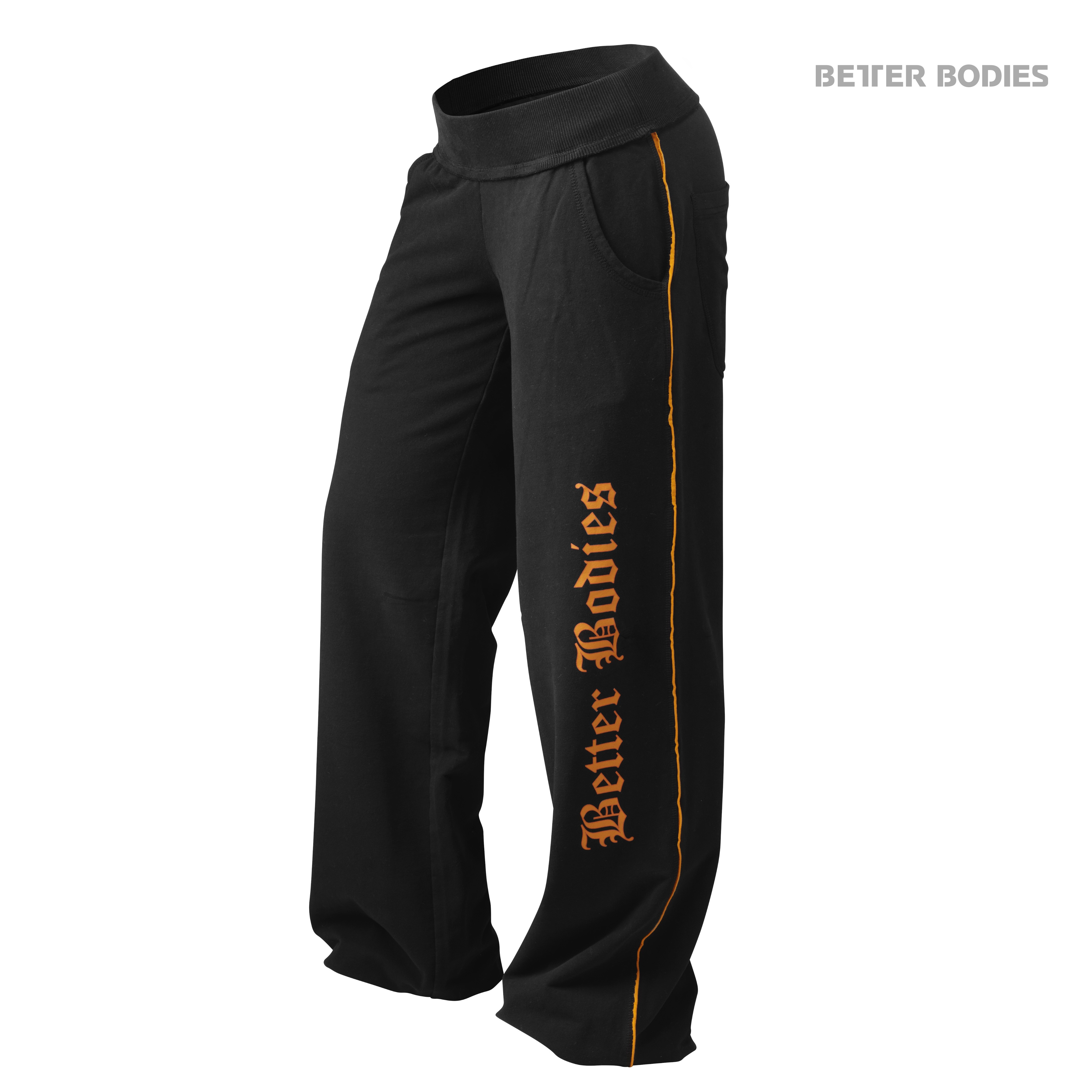 Better Bodies
 Better Bo s Baggy Soft Pant Black Orange Better