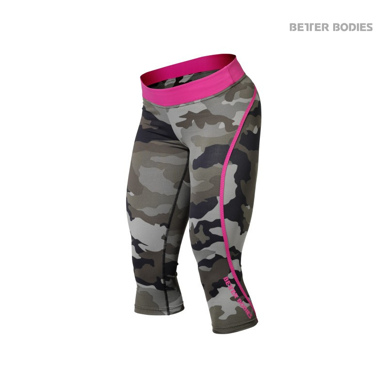 Better Bodies
 Better Bo s Camo Capri Tights Green Camoprint Urban