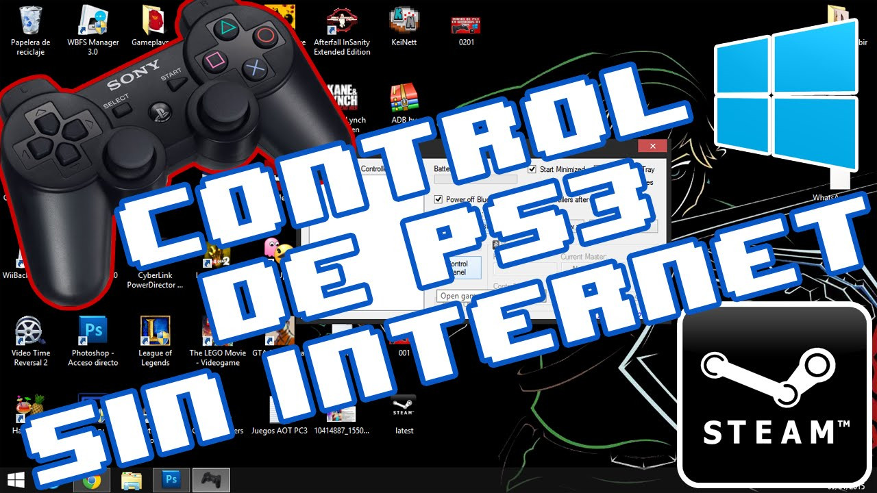 Better Ds3
 Usar control de PS3 en la PC Sin Internet [Better DS3