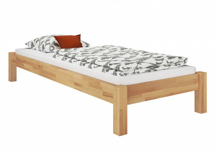 Bettgestell 100x200
 Einzelbett Jugendbett Gästebett 100x200 Buche massiv