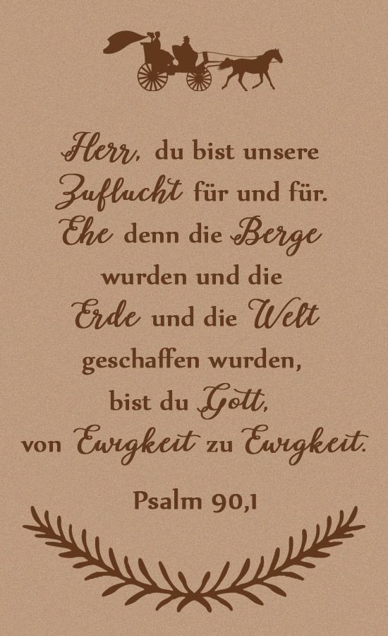 Bibelverse Zur Hochzeit
 Psalm als Trauspruch zur Hochzeit