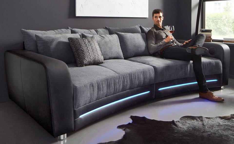 Big Sofa Grau
 Big Sofa inklusive RGB LED Beleuchtung kaufen