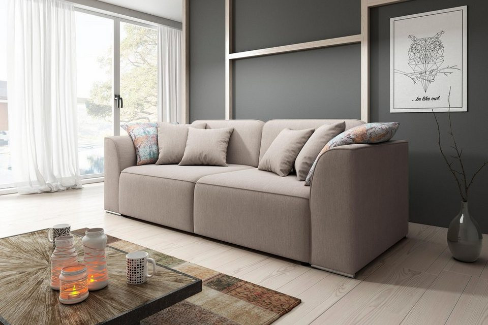 Big Sofa Mit Schlaffunktion
 Trendmanufaktur Big Sofa mit Schlaffunktion kaufen