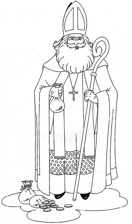 Bischof Nikolaus Ausmalbilder
 St Nicholas Center Clip Art