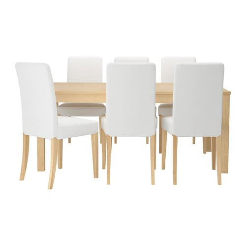 Bjursta Tisch Ikea
 BJURSTA HENRIKSDAL Tisch und 6 Stühle IKEA