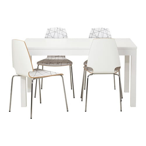 Bjursta Tisch Ikea
 BJURSTA VILMAR Tisch und 4 Stühle IKEA