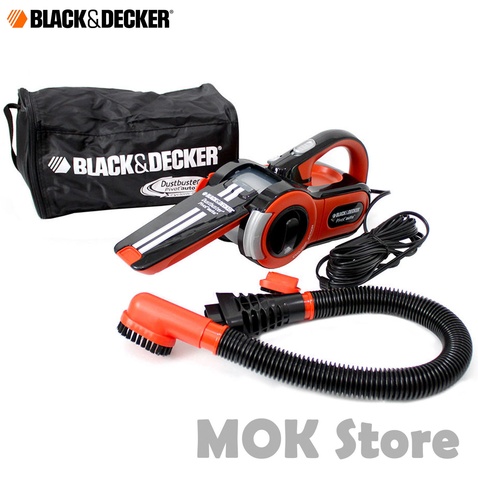 Black &amp; Decker
 BLACK & DECKER PAV1205 Car Vacuum Cleaner Dustbuster Pivot