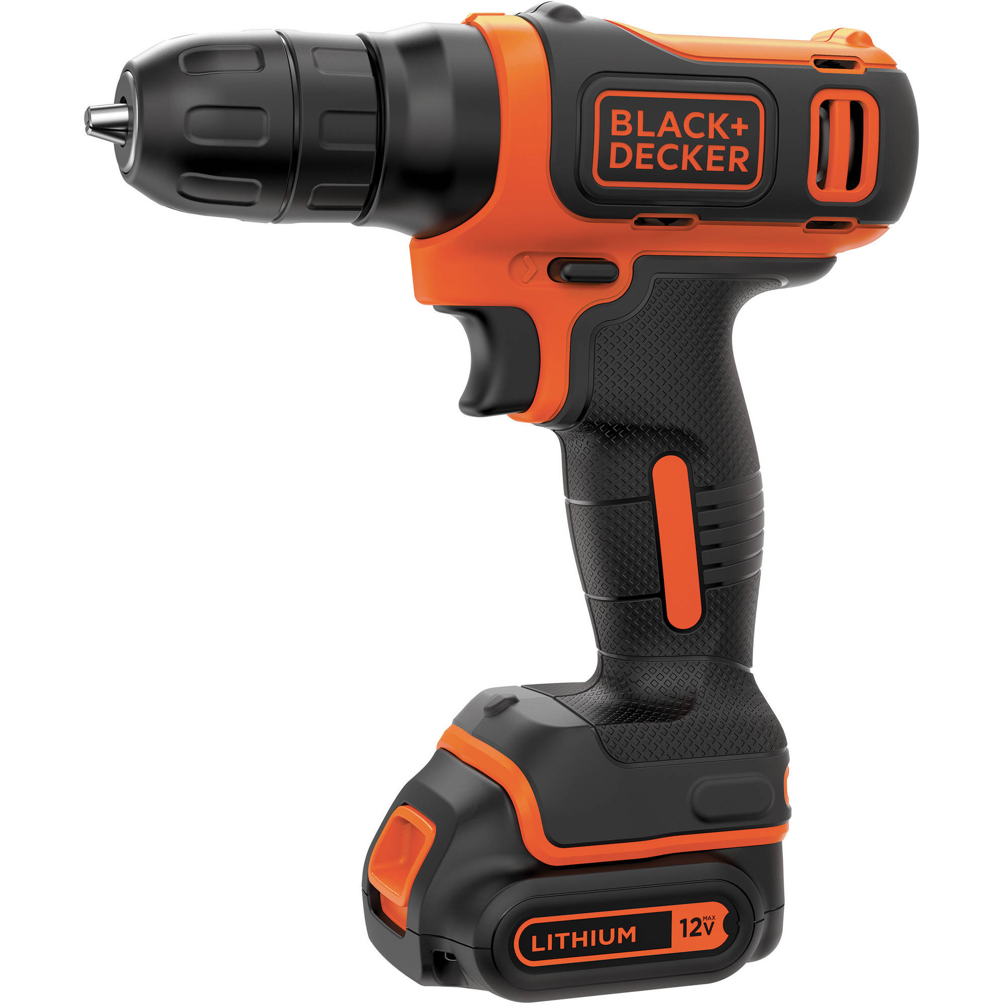 Black And Decker
 Black and Decker 12V MAX Lithium Ion Drill with 64 Piece