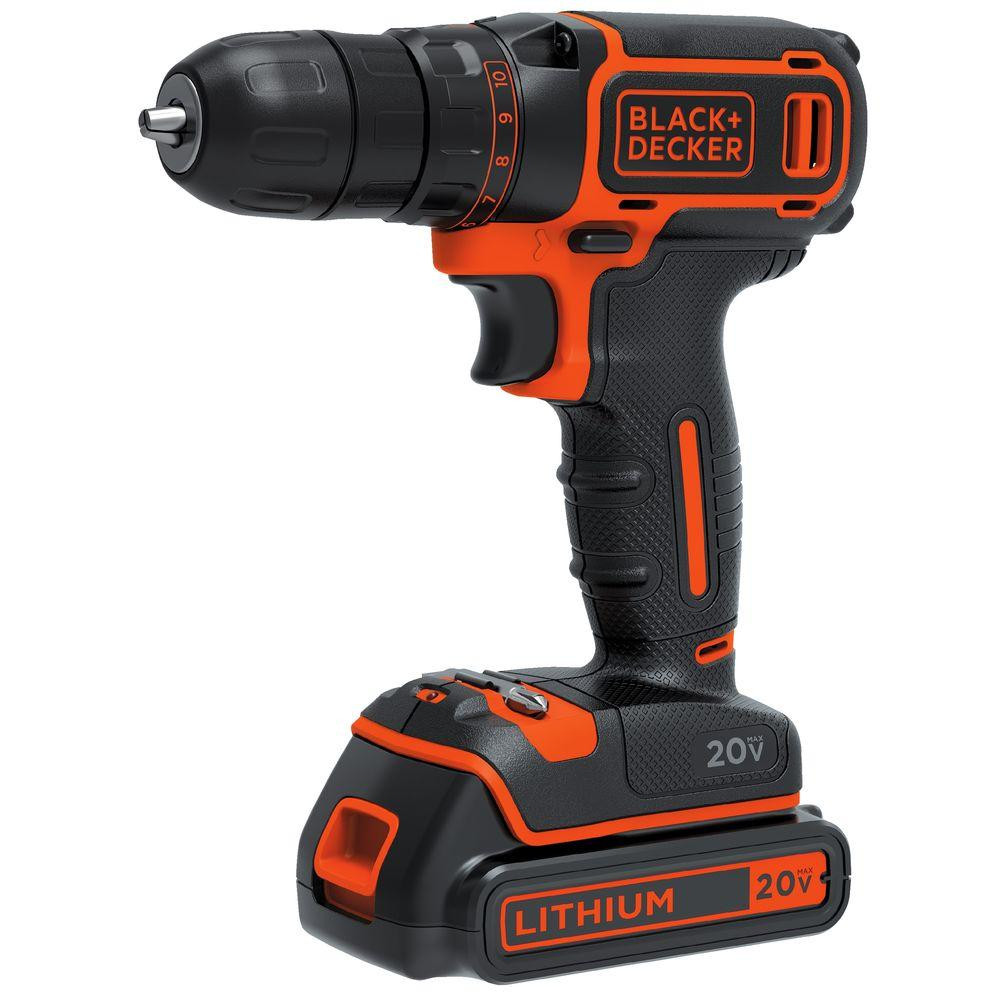 Black And Decker
 BLACK DECKER 20 Volt MAX Lithium Ion Cordless 3 8 in