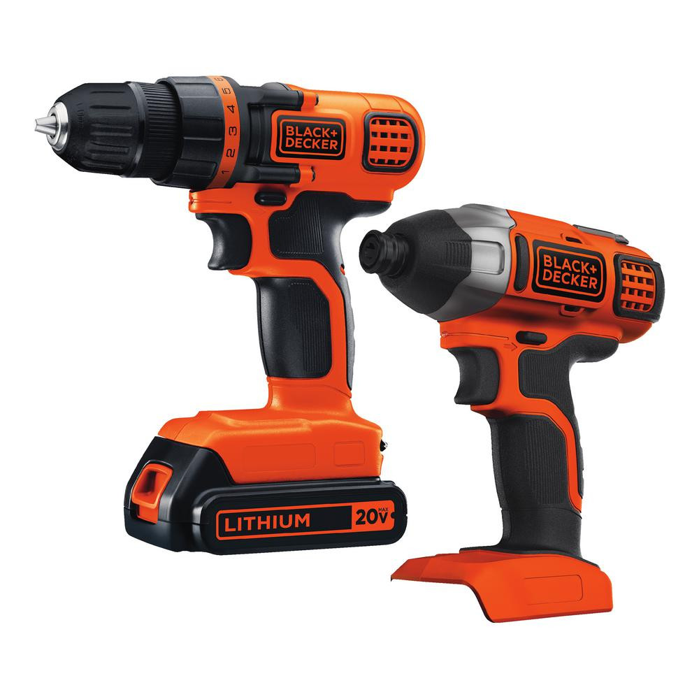 Black Decker
 BLACK DECKER 20 Volt MAX Lithium Ion Cordless Drill Driver