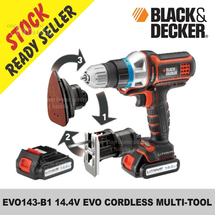 Black Und Decker Multitool
 BLACK & DECKER EVO143 B1 14 4V EVO end 5 27 2020 10 29 PM