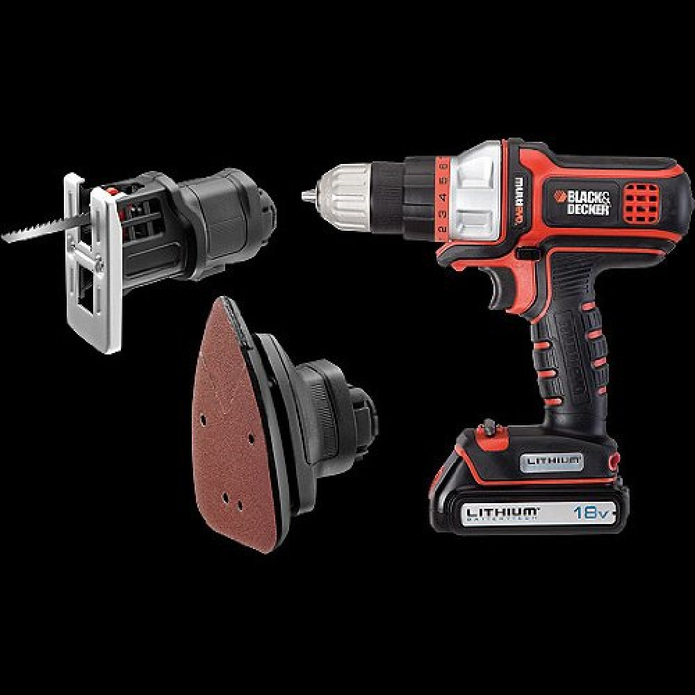 Black Und Decker Multitool
 New Black and Decker 18V Drill Sander Jigsaw multi tool