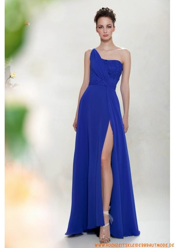 Blaues Hochzeitskleid
 blaues Kleid mit Beinausschnitt blaue Kleider