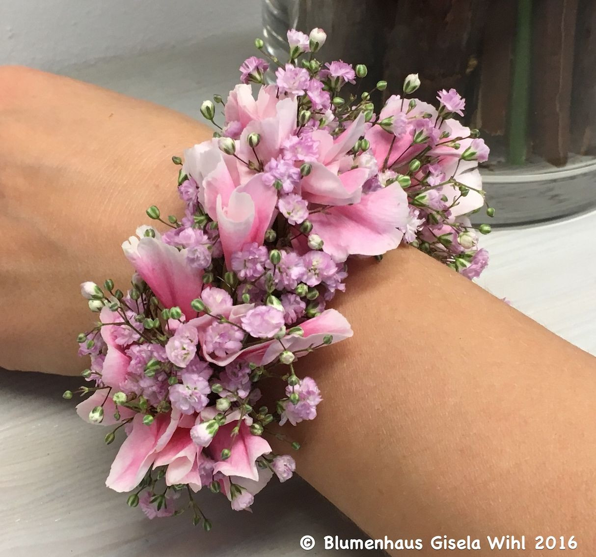 Blumen Armband Hochzeit
 Hochzeitsfloristik