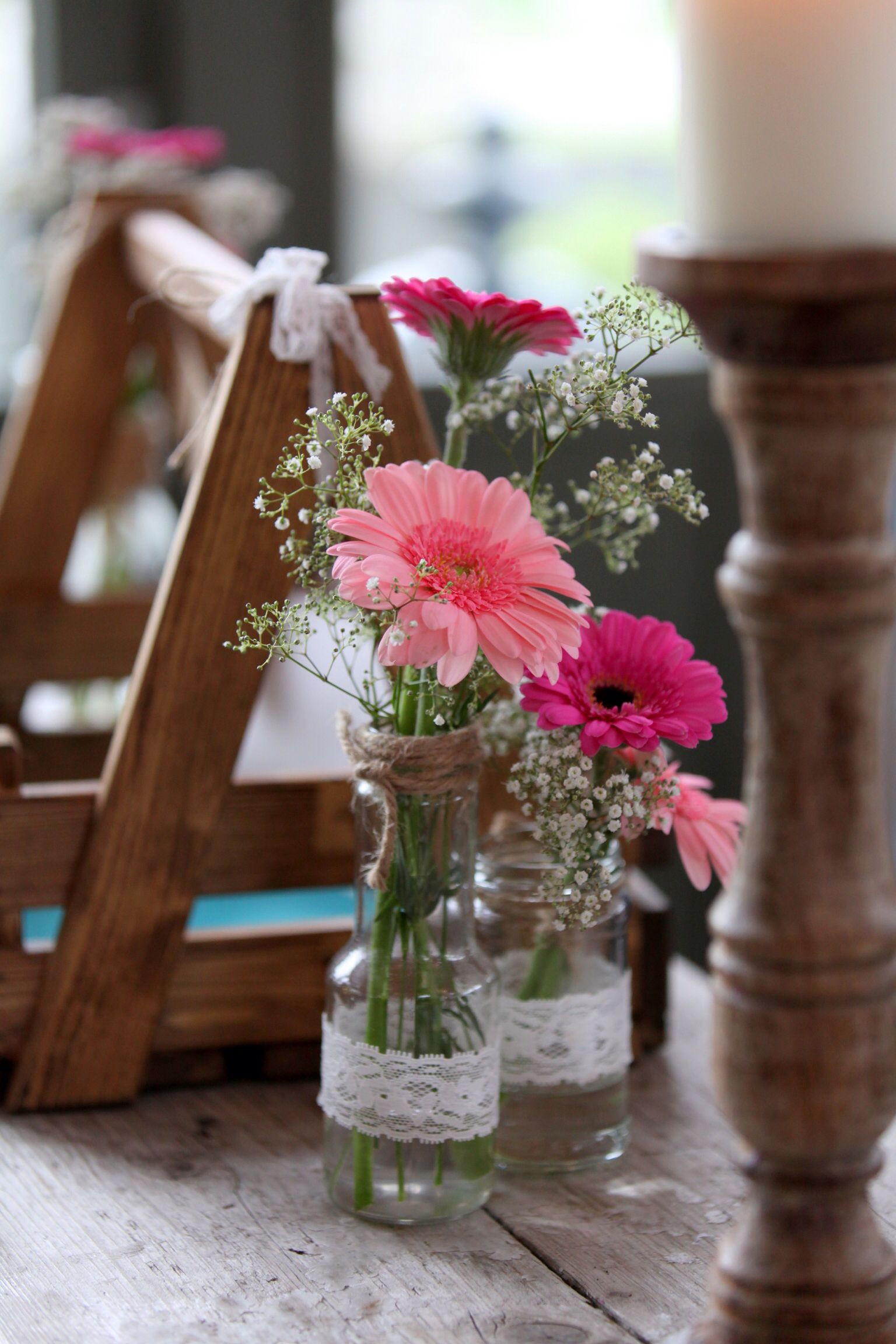 Blumen Hochzeit
 Tischdeko