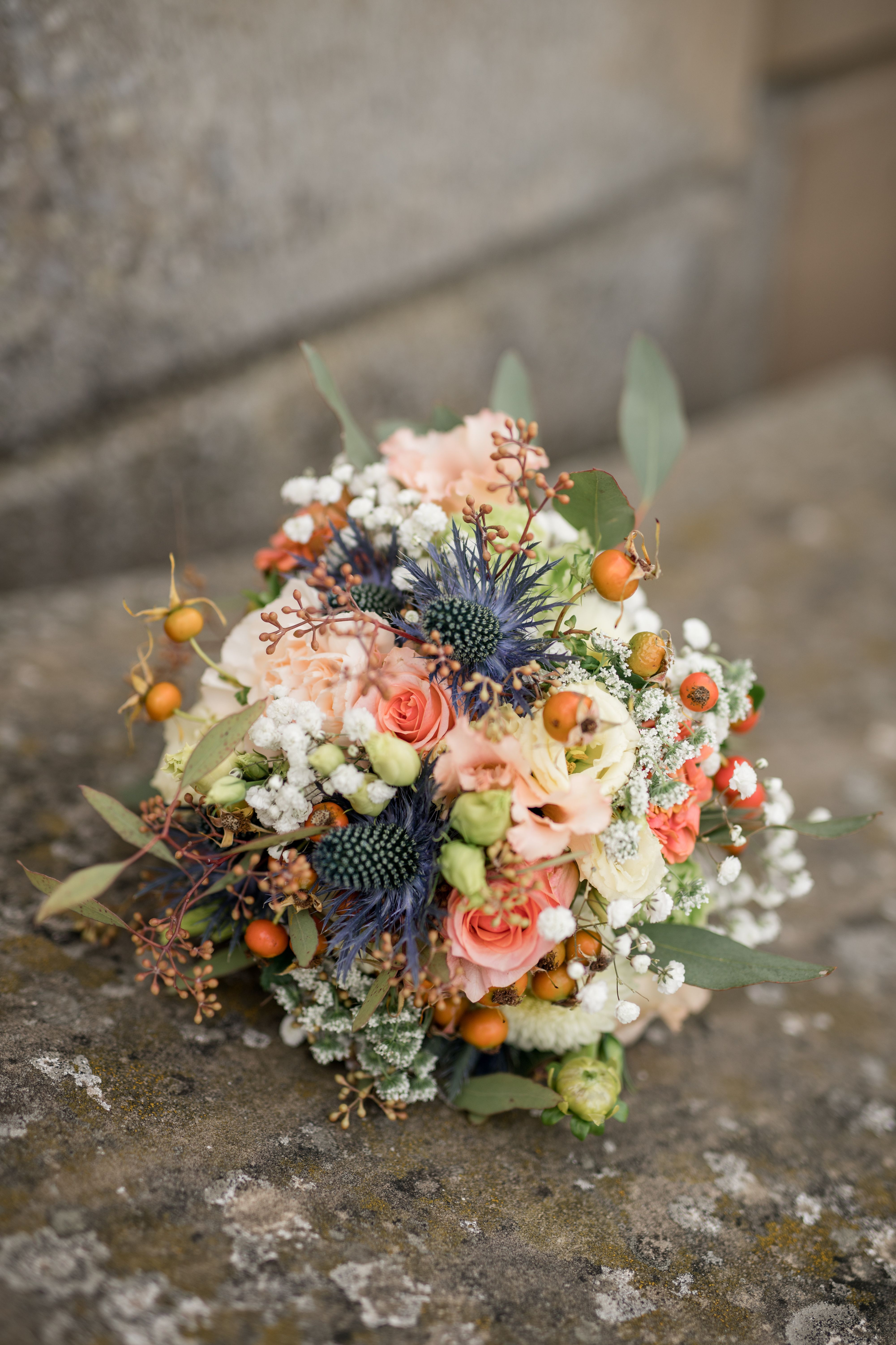 Blumen September Hochzeit
 Autumn Feeling Ein romantischer Brautstrauß für