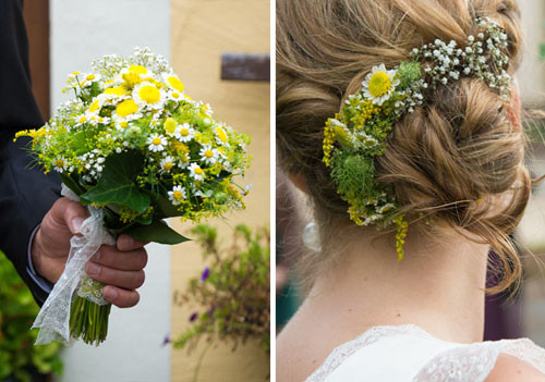 Blumen September Hochzeit
 Eine Hochzeit in Honiggelb Nadine und Reima bloom in