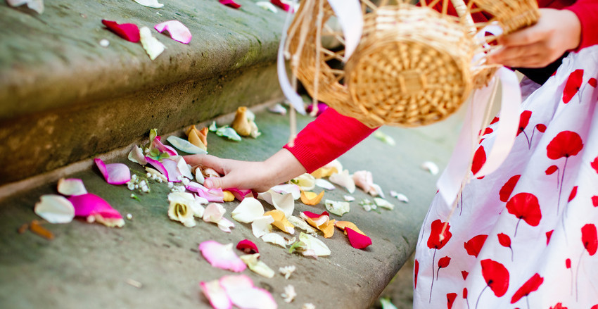 Blumen Streuen Hochzeit
 Blumenkinder Tipps zum festlichen Outfit für Kleinen